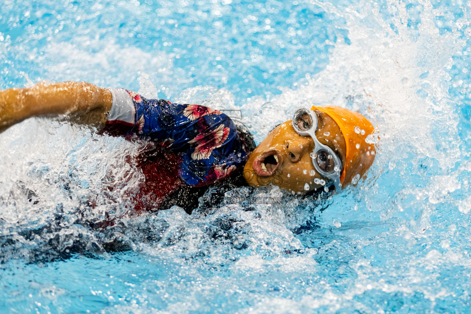 Day 2 of BML 6th National Kids Swimming Kids Festival 2025 held in Hulhumale', Maldives on Tuesday, 4th November 2024. Photos: Hassan Simah / images.mv