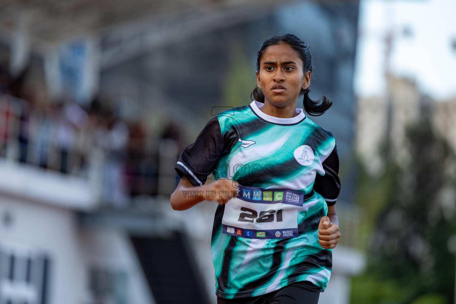 Day 2 of MWSC Interschool Athletics Championships 2024 held in Hulhumale Running Track, Hulhumale, Maldives on Sunday, 10th November 2024. 
Photos by: Hassan Simah / Images.mv