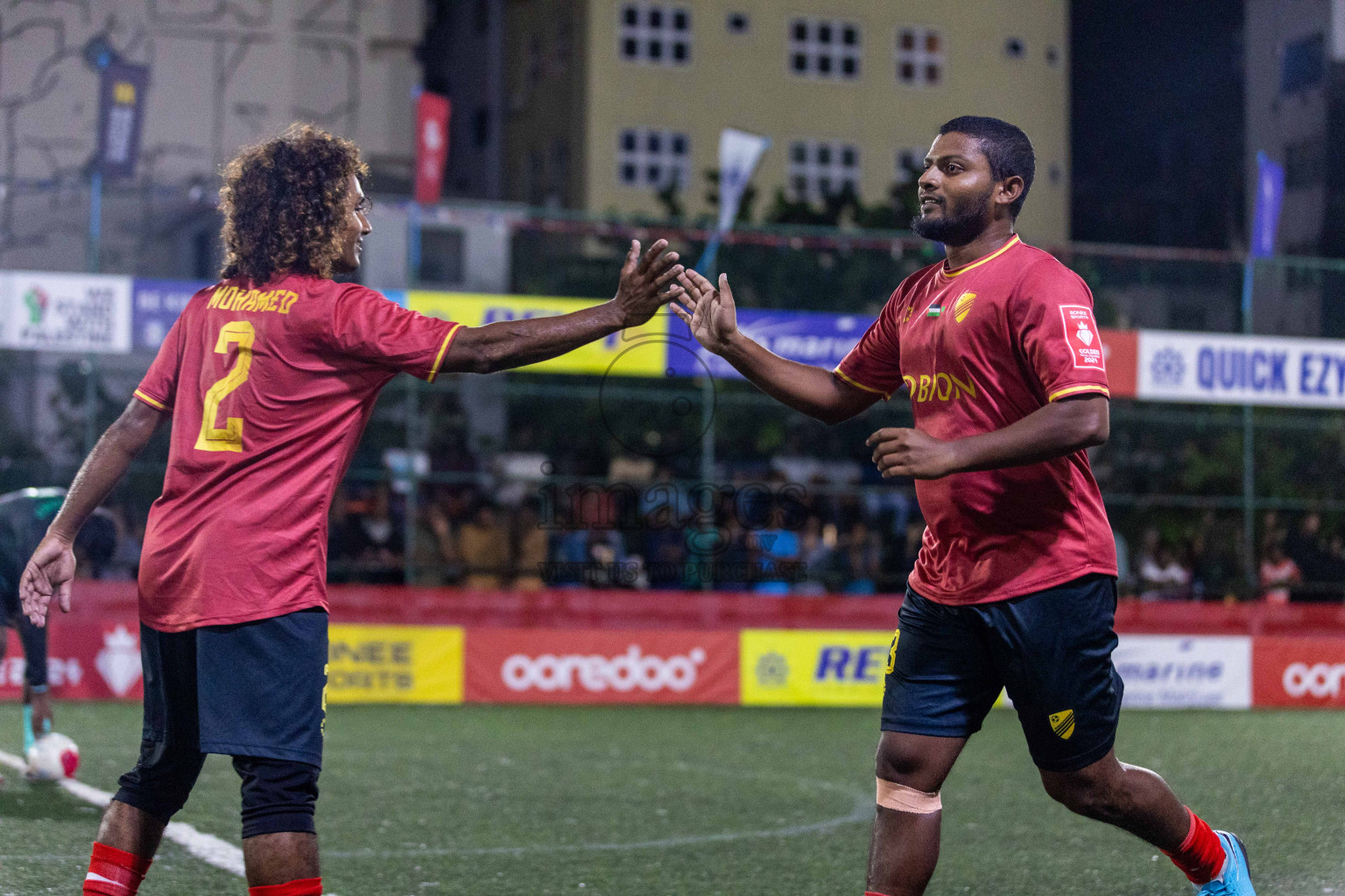 DH Bandidhoo vs DH Kudahuvadhoo in Day 17 of Golden Futsal Challenge 2024 was held on Wednesday, 31st January 2024, in Hulhumale', Maldives Photos: Nausham Waheed / images.mv