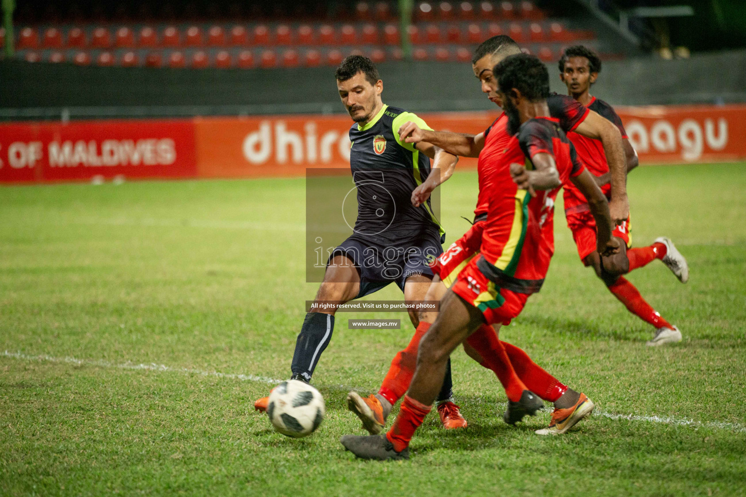 United Victory vs Da Grande SC in Dhiraagu Dhivehi Premier League held in Male', Maldives on 30th December 2019 Photos: Suadh Abdul Sattar /images.mv