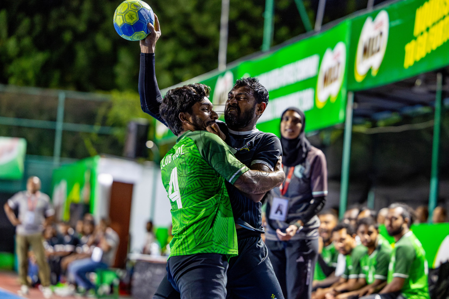 2nd Division Final of 8th Inter-Office/Company Handball Tournament 2024, held in Handball ground, Male', Maldives on Tuesday, 17th September 2024 Photos: Nausham Waheed/ Images.mv