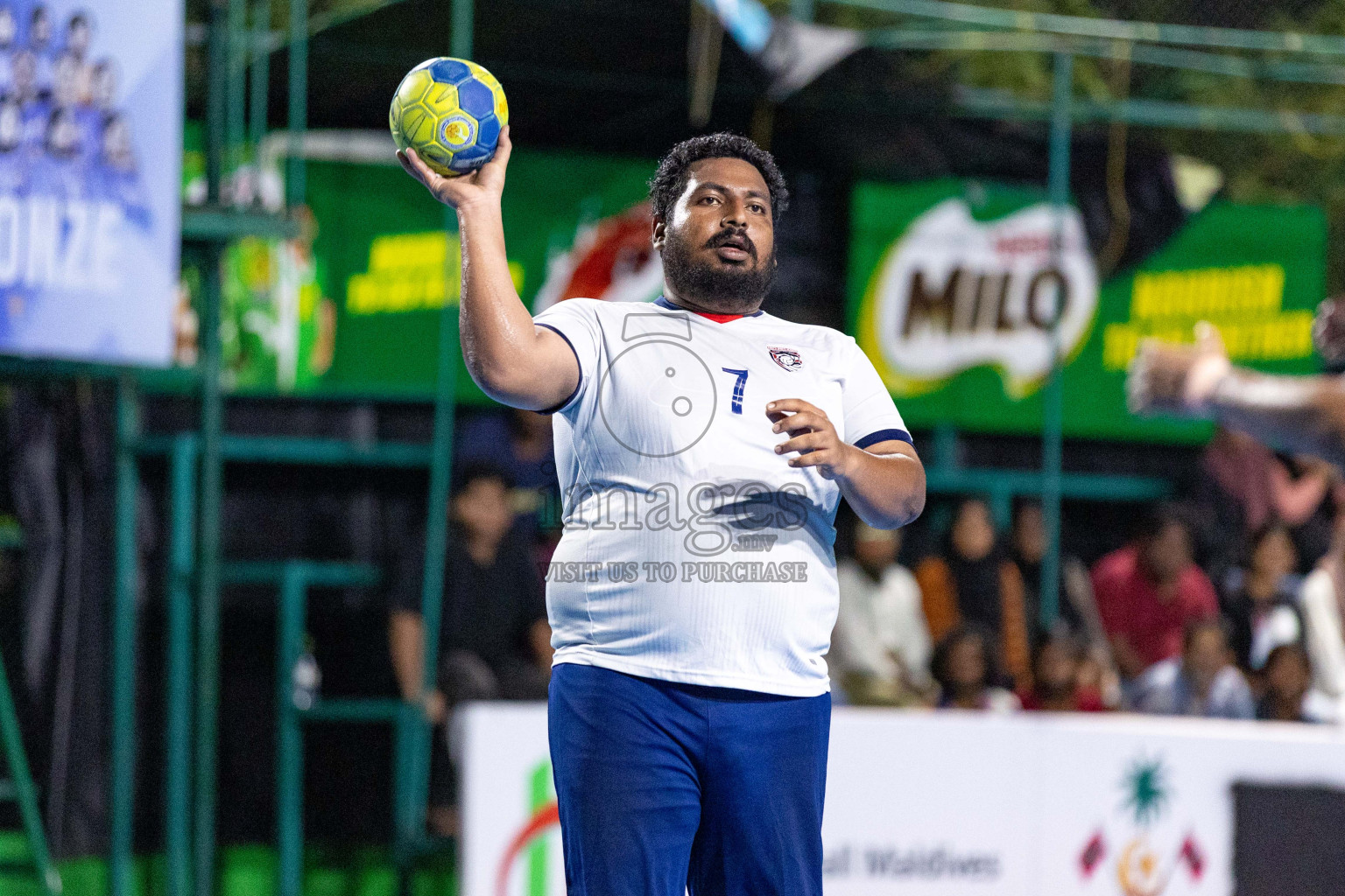 Day 19 of 10th National Handball Tournament 2023, held in Handball ground, Male', Maldives on Tuesday, 19th December 2023 Photos: Nausham Waheed/ Images.mv