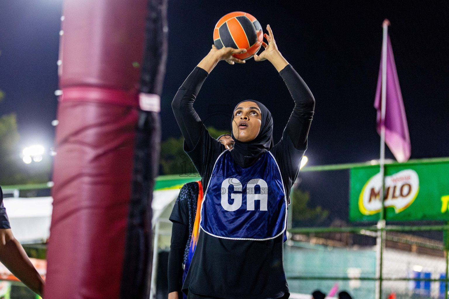 Final of MILO 3x3 Netball Challenge 2024 was held in Ekuveni Netball Court at Male', Maldives on Thursday, 20th March 2024. Photos: Nausham Waheed / images.mv