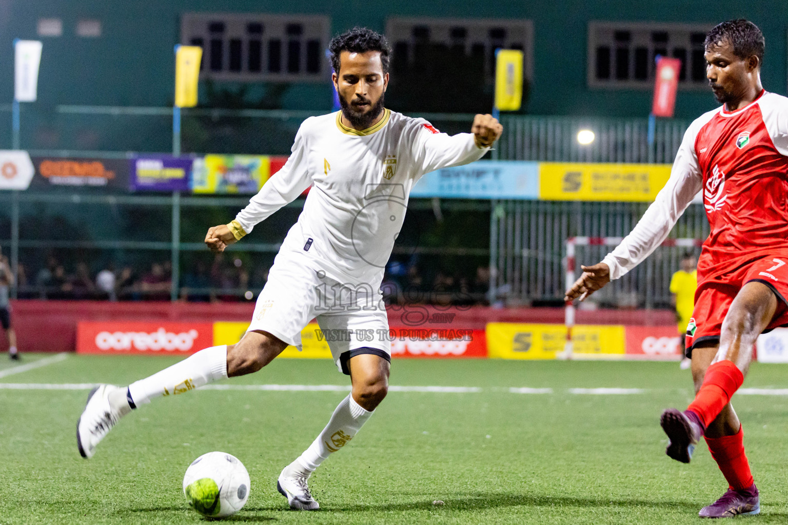 Th. Madifushi  VS  Th. Thimarafushi in Day 11 of Golden Futsal Challenge 2024 was held on Thursday, 25th January 2024, in Hulhumale', Maldives
Photos: Nausham Waheed / images.mv