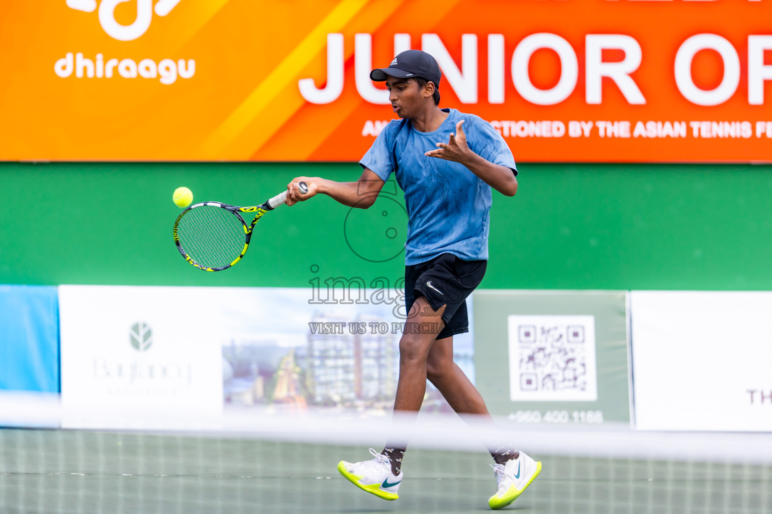 Day 2 of ATF Maldives Junior Open Tennis was held in Male' Tennis Court, Male', Maldives on Tuesday, 10th December 2024. Photos: Nausham Waheed / images.mv