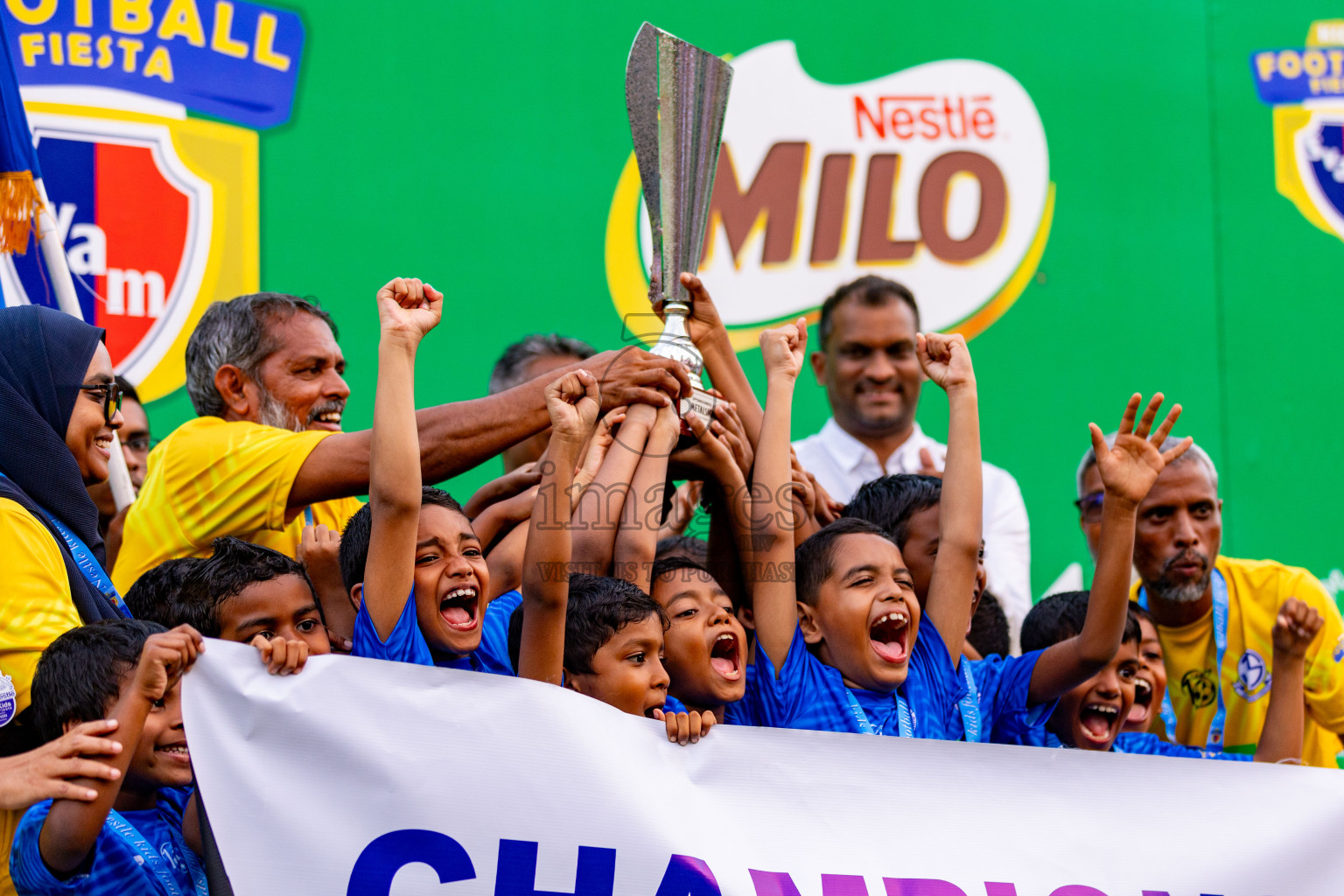 Day 2 of MILO Kids Football Fiesta was held at National Stadium in Male', Maldives on Saturday, 24th February 2024.