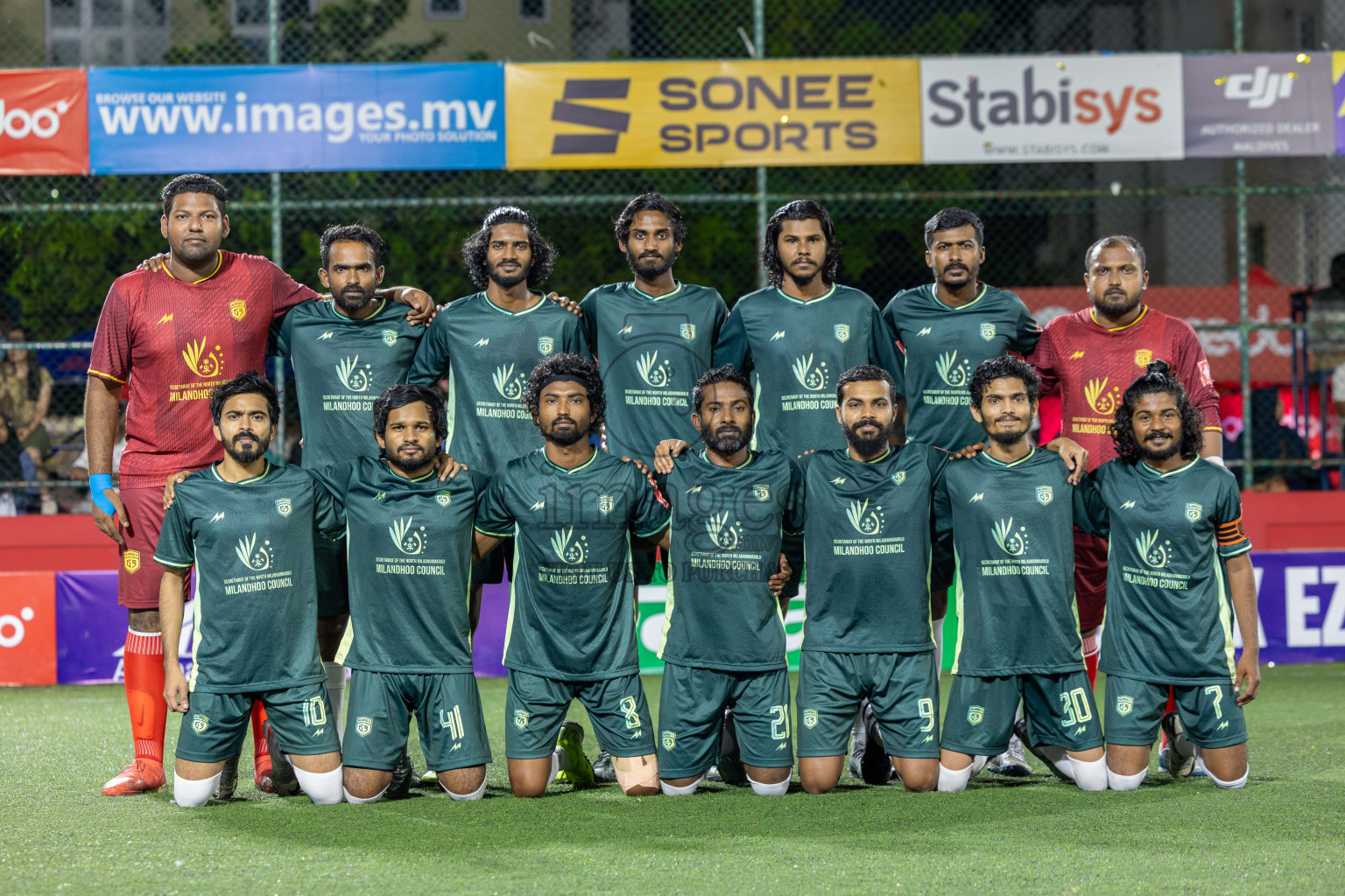 N Miladhoo vs Sh Milandhoo in zone round on Day 29 of Golden Futsal Challenge 2025 was held on Sunday , 2nd February 2025, in Hulhumale', Maldives. Photos: Shuu Abdul Sattar / images.mv