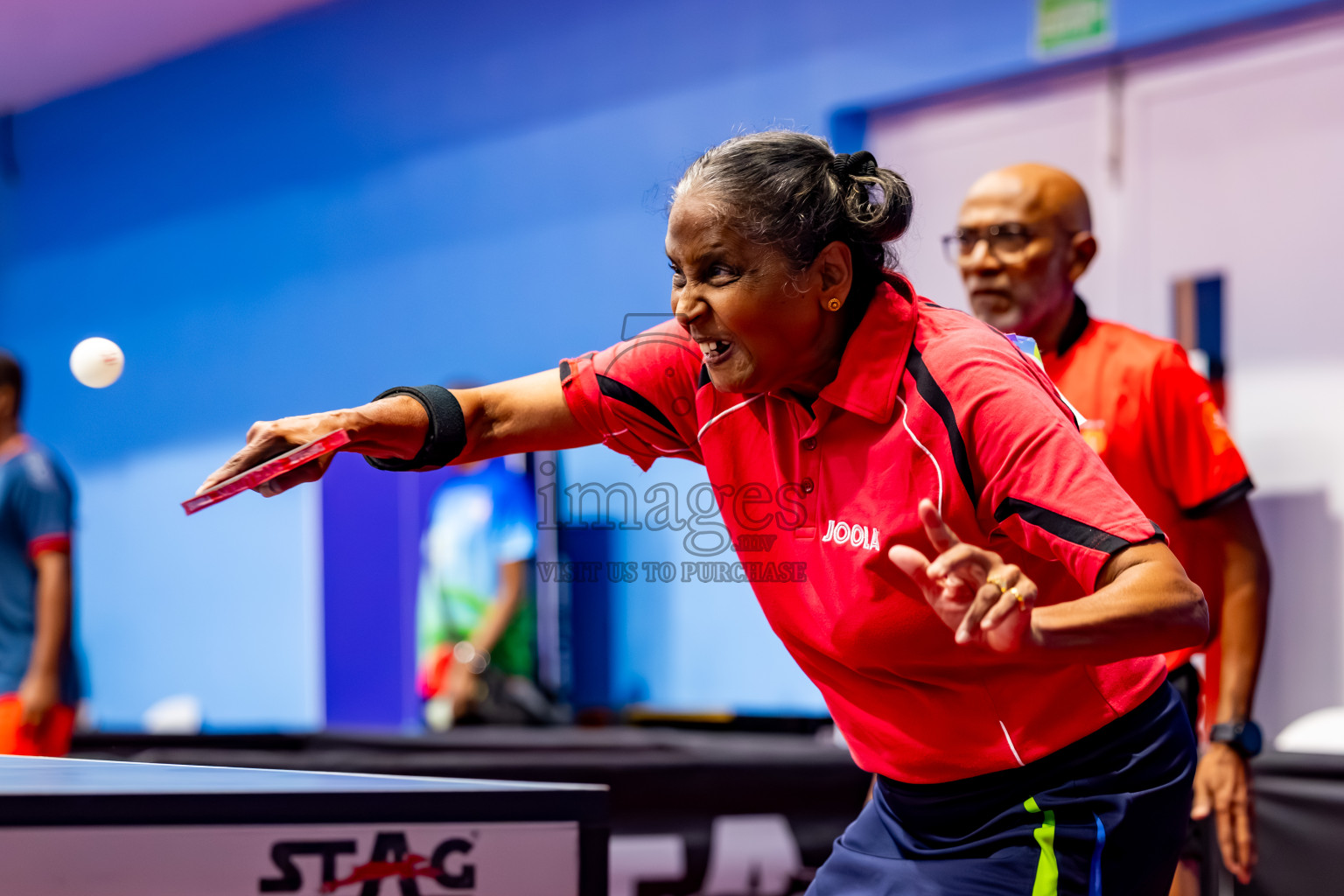Day 2 of 1st Thoddoo Masters Table Tennis Tournament was held on Friday, 22nd August 2025 in AA Thoddoo, Maldives. Photos: Nausham Waheed / images.mv