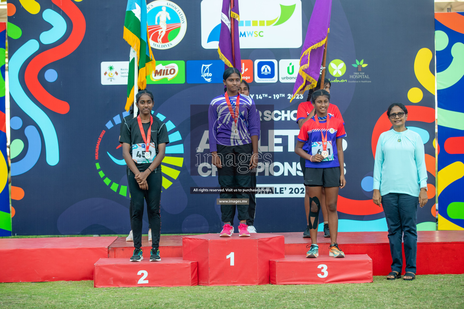 Final Day of Inter School Athletics Championship 2023 was held in Hulhumale' Running Track at Hulhumale', Maldives on Friday, 19th May 2023. Photos: Nausham Waheed / images.mv