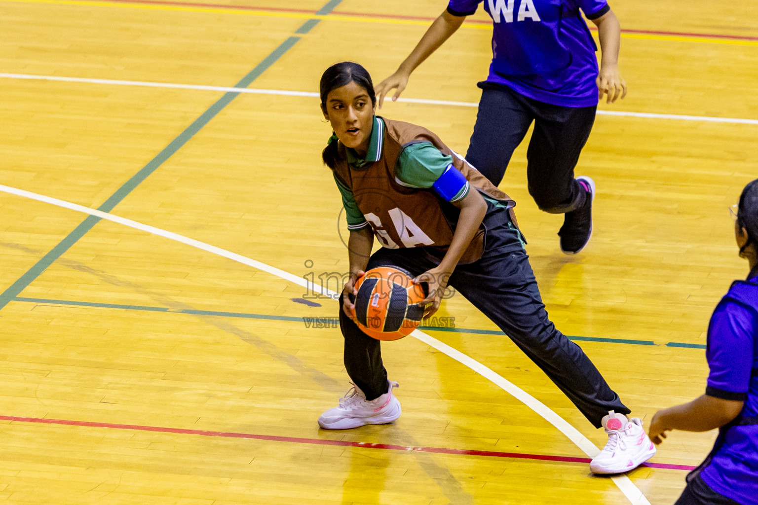 Day 10 of 25th Inter-School Netball Tournament was held in Social Center at Male', Maldives on Tuesday, 20th August 2024. Photos: Nausham Waheed / images.mv