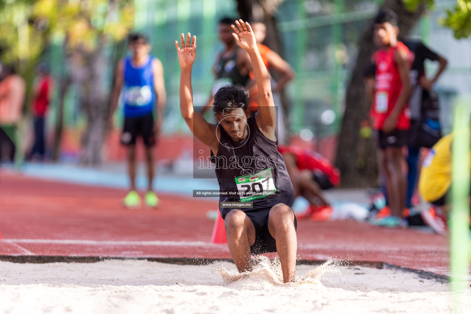 Day 2 of National Athletics Championship 2023 was held in Ekuveni Track at Male', Maldives on Saturday, 25th November 2023. Photos: Nausham Waheed / images.mv