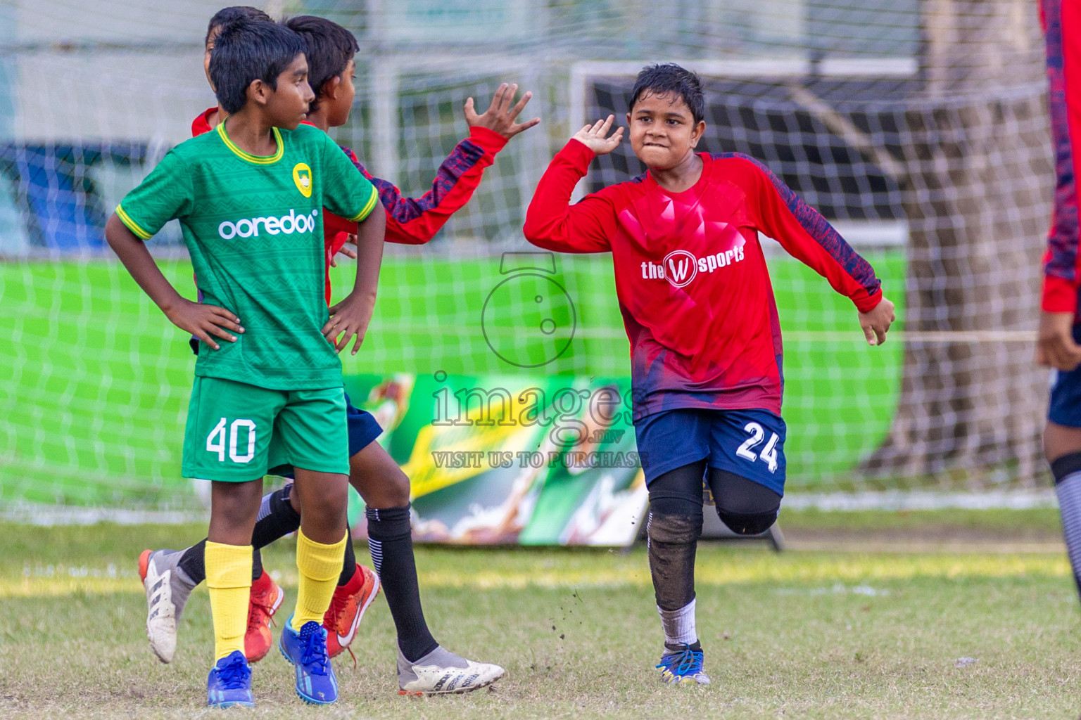 Day 2  of MILO Academy Championship 2024 - U12 was held at Henveiru Grounds in Male', Maldives on Thursday, 5th July 2024. Photos: Shuu Abdul Sattar / images.mv