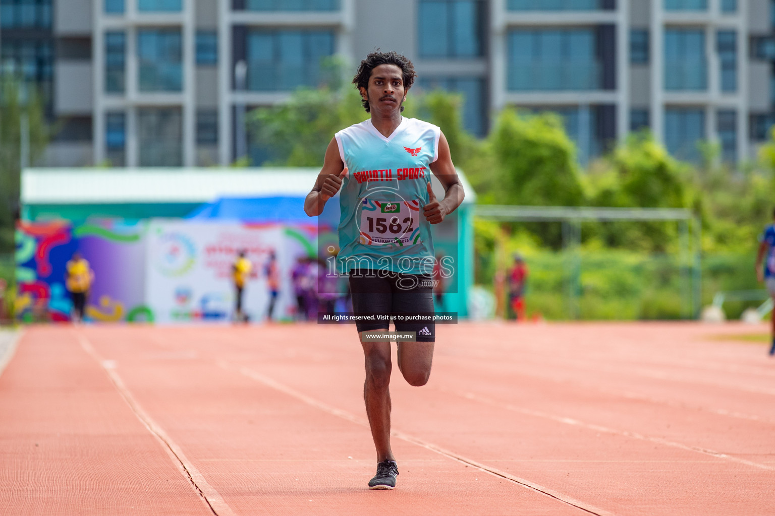 Day two of Inter School Athletics Championship 2023 was held at Hulhumale' Running Track at Hulhumale', Maldives on Sunday, 15th May 2023. Photos: Nausham Waheed / images.mv