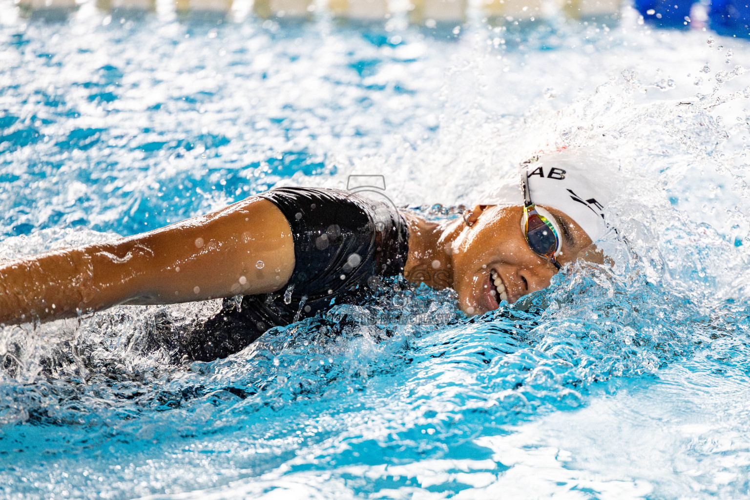 Day 6 of National Swimming Competition 2024 held in Hulhumale', Maldives on Wednesday, 18th December 2024. 
Photos: Hassan Simah / images.mv