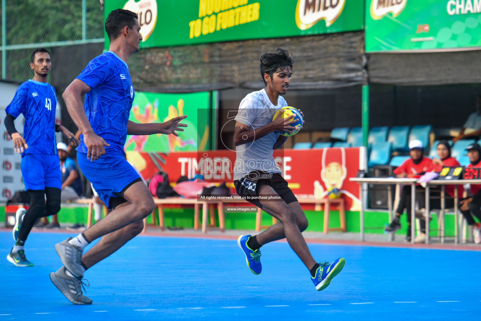 Day 2 of 6th MILO Handball Maldives Championship 2023, held in Handball ground, Male', Maldives on Friday, 21st May 2023 Photos: Nausham Waheed/ Images.mv