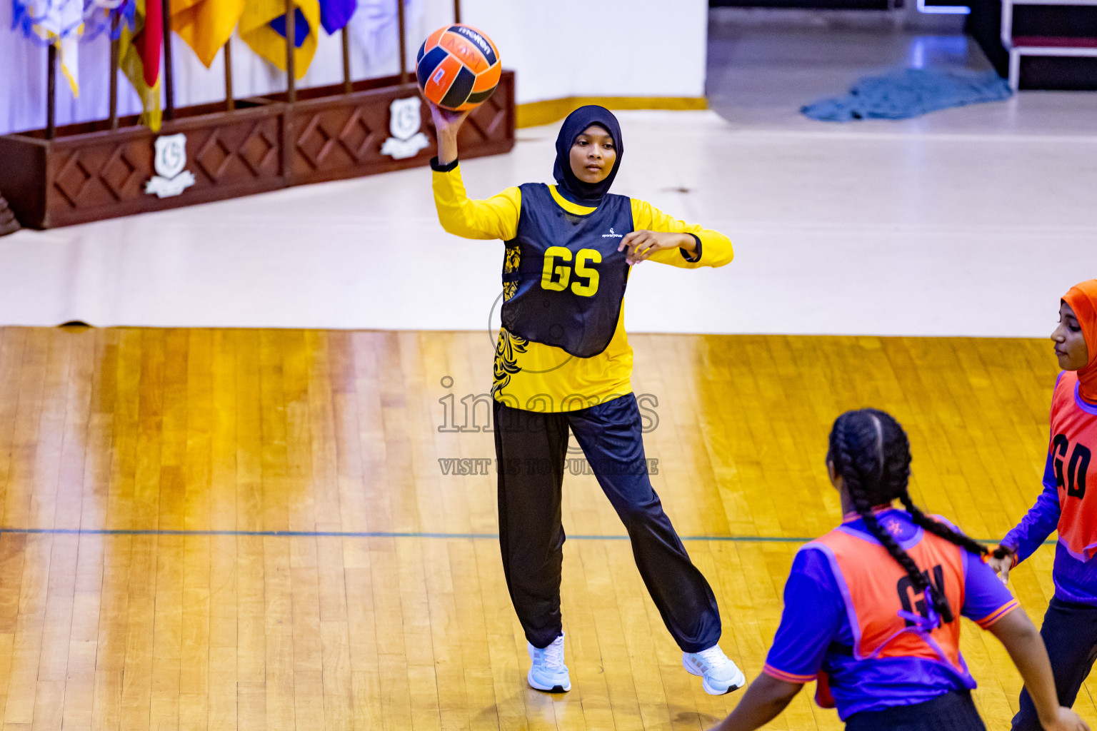 Day 7 of 25th Inter-School Netball Tournament was held in Social Center at Male', Maldives on Saturday, 17th August 2024. Photos: Nausham Waheed / images.mv