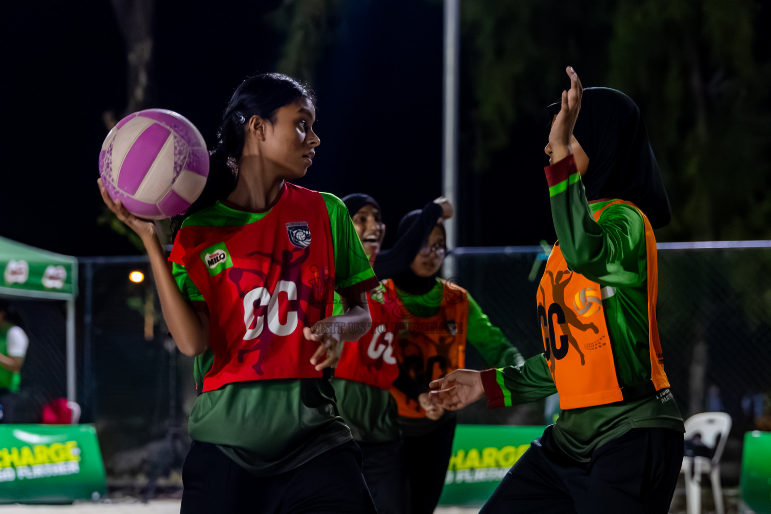 Day 2 of MILO Netball Fest 2025 was held in Cental Park, Hulhumale', Maldives on Friday, 21st November 2025. Photos: Nausham Waheed / images.mv