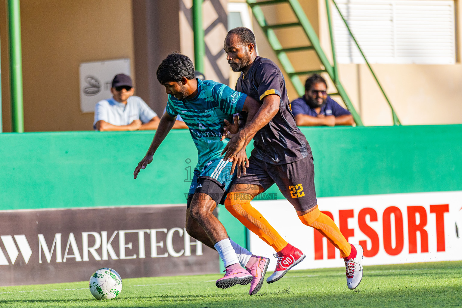 Taj Exotica vs Anantara in Resort League 2025 (South Male Zone) day 10 was held on Tuesday, 7th October 2025 in Crossroads's Maldives, Photos: Areef Adam / images.mv