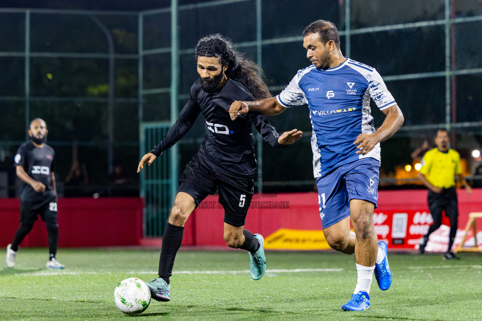 Roseware vs Villa Travels in Day 7 of Office League 2025 was held on Tuesday, 22nd April 2025 in Hulhumale', Maldives. Photos: Nausham Waheed / images.mv