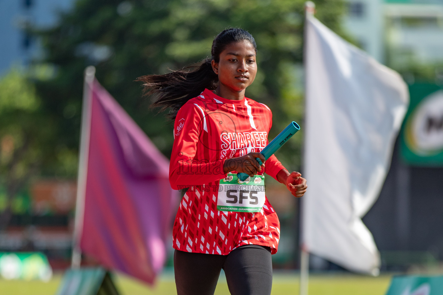 Day 4 of MILO Athletics Association Championship was held on Friday, 8th March 2024 in Male', Maldives. Photos: Hasna Hussain