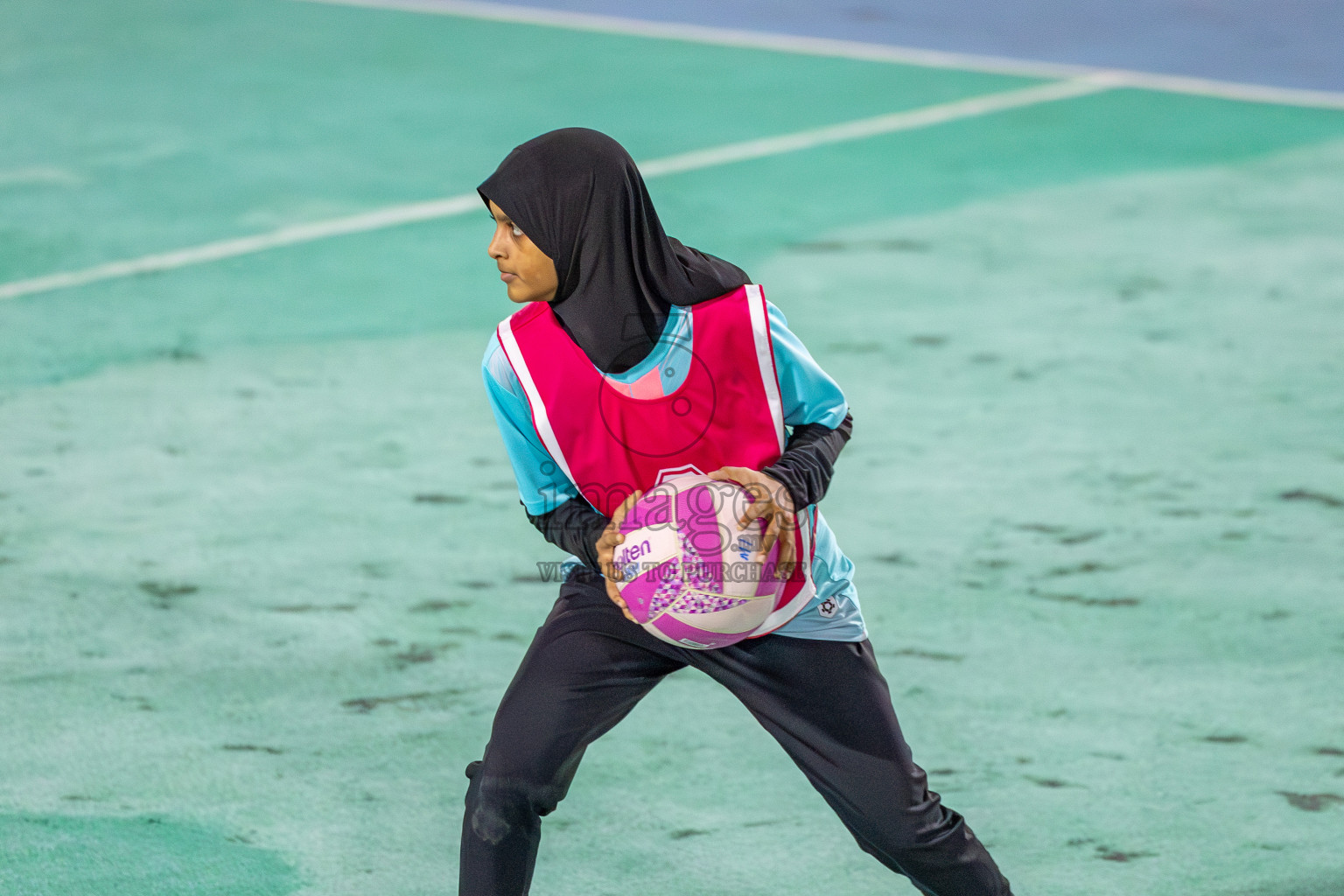 KYRC vs Youth United Sports Club in Division 1 of of National Netball Tournament 2025 held in Ekuveni Netball Court at Male', Maldives on Thursday, 22nd May 2025. Photos: Mohamed Mahfooz Moosa / images.mv