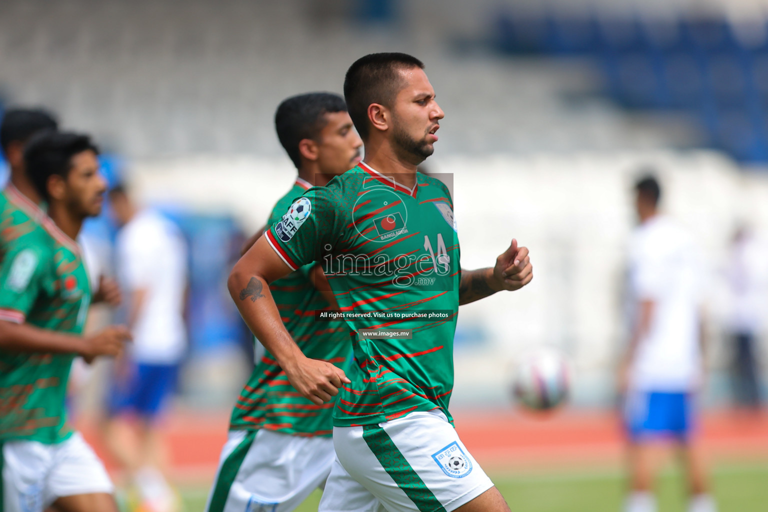 Kuwait vs Bangladesh in the Semi-final of SAFF Championship 2023 held in Sree Kanteerava Stadium, Bengaluru, India, on Saturday, 1st July 2023. Photos: Nausham Waheed, Hassan Simah / images.mv