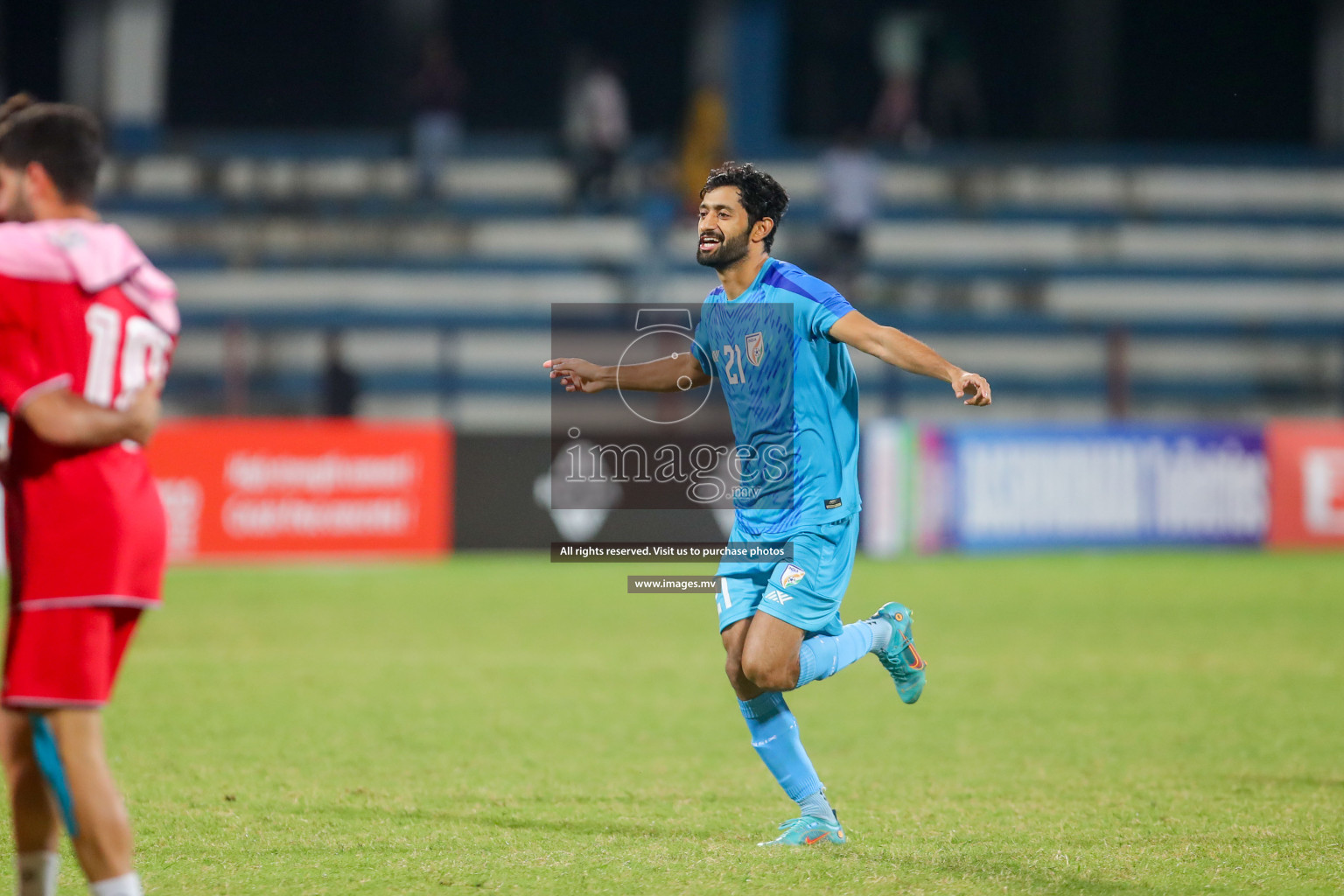 Lebanon vs India in the Semi-final of SAFF Championship 2023 held in Sree Kanteerava Stadium, Bengaluru, India, on Saturday, 1st July 2023. Photos: Hassan Simah / images.mv