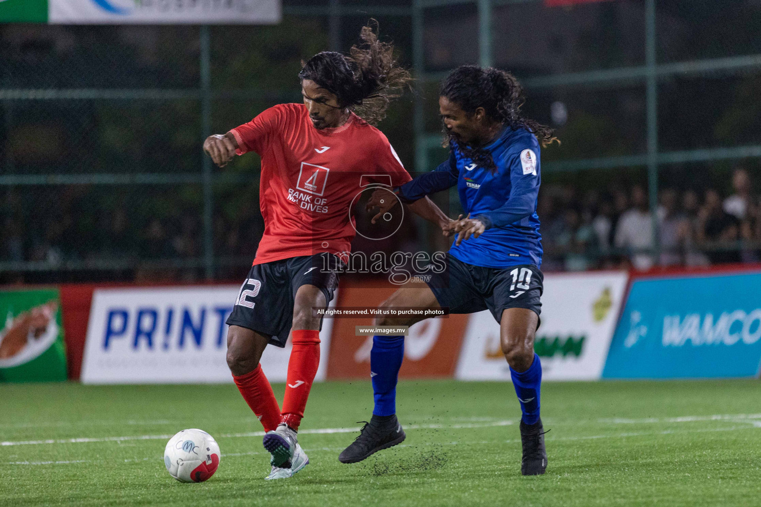 Team Fenaka vs United BML in Club Maldives Cup 2022 was held in Hulhumale', Maldives on Sunday, 9th October 2022. Photos: Ismail Thoriq / images.mv