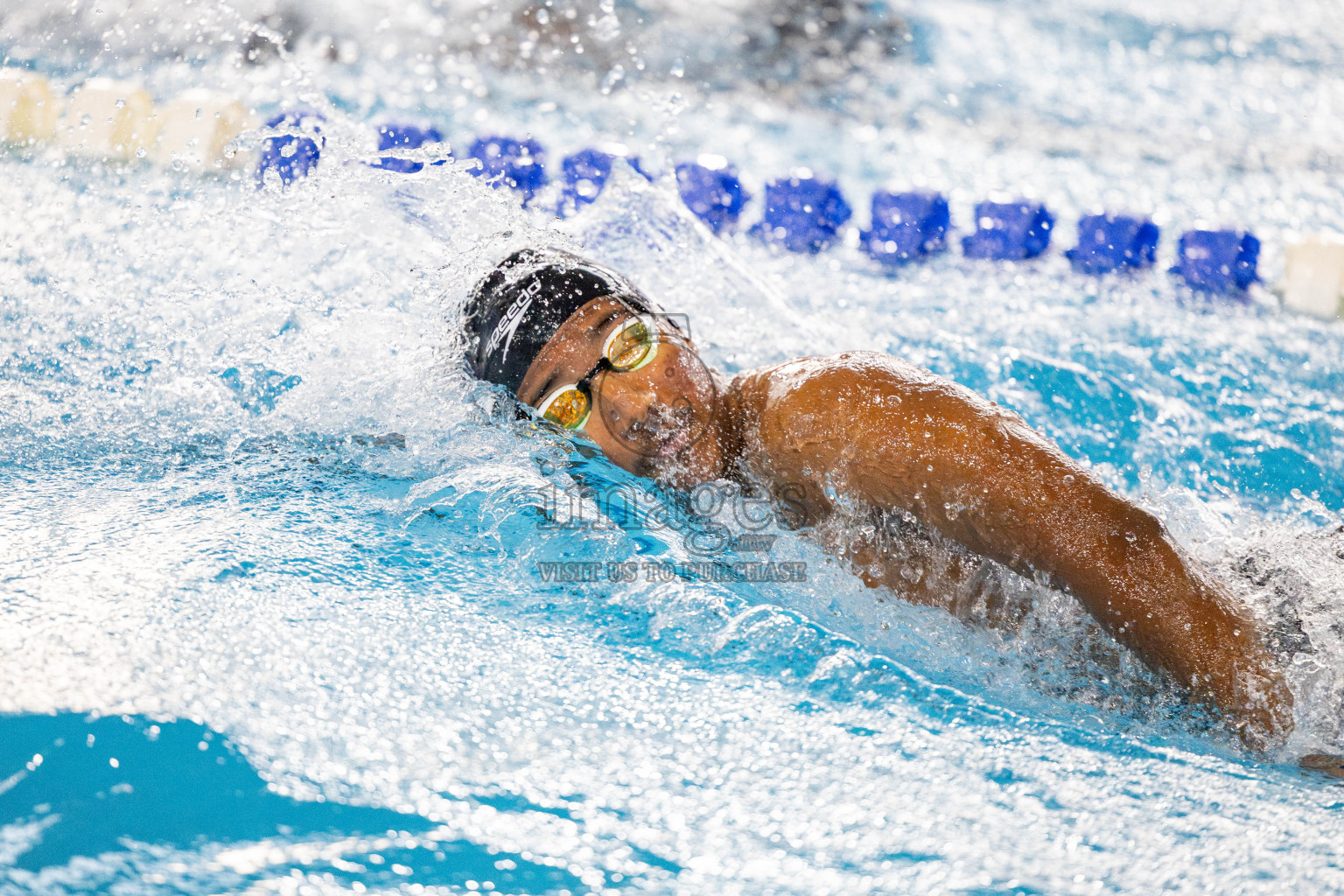 Day 4 of National Swimming Competition 2024 held in Hulhumale', Maldives on Monday, 16th December 2024. 
Photos: Hassan Simah / images.mv