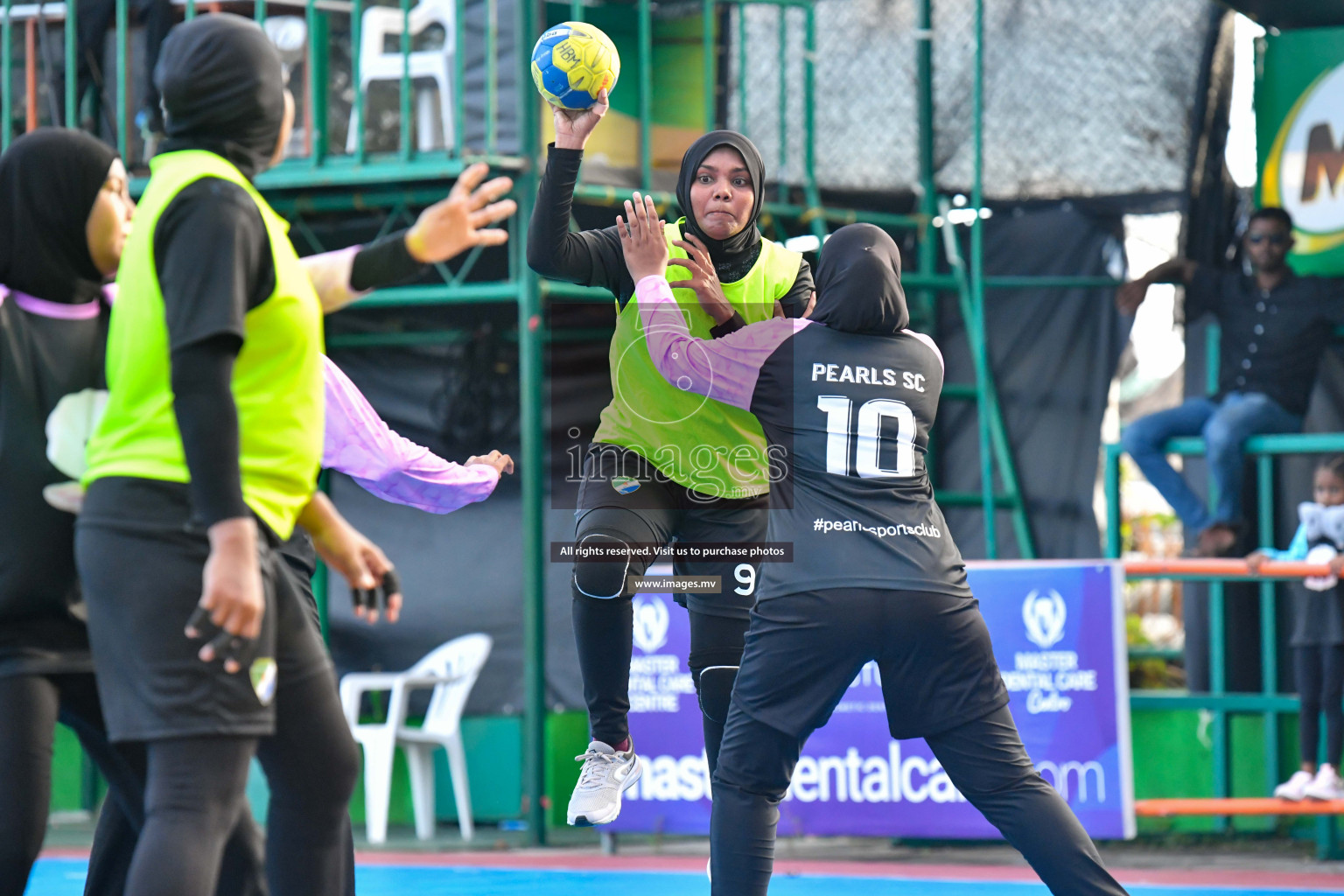 Day 8 of 6th MILO Handball Maldives Championship 2023, held in Handball ground, Male', Maldives on 27th May 2023 Photos: Nausham Waheed/ Images.mv