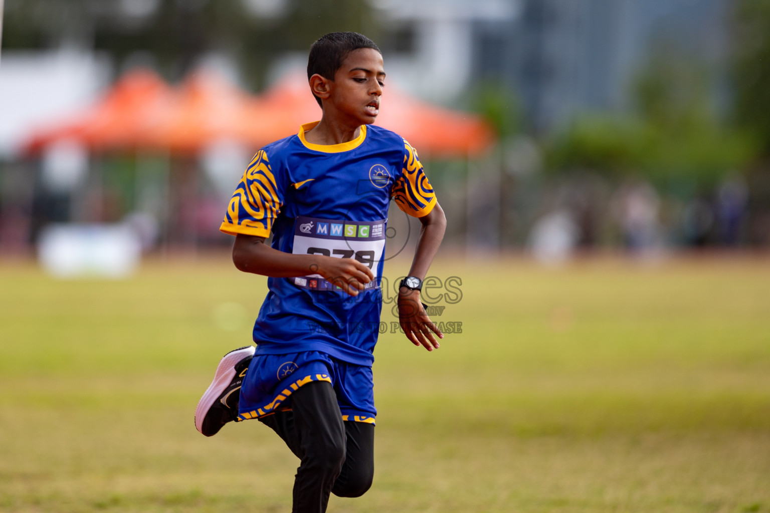 Day 3 of MWSC Interschool Athletics Championships 2024 held in Hulhumale Running Track, Hulhumale, Maldives on Monday, 11th November 2024. 
Photos by: Hassan Simah / Images.mv