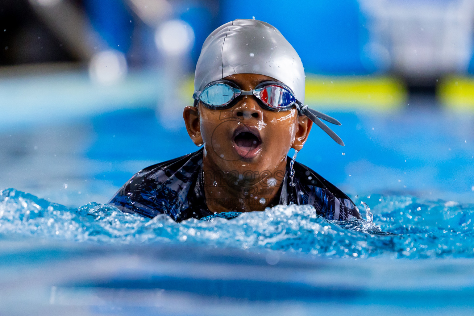 Day 3 of 20th BMLInter-school Swimming Competition 2024 held in Hulhumale', Maldives on Monday, 14th October 2024. Photos: Nausham Waheed / images.mv