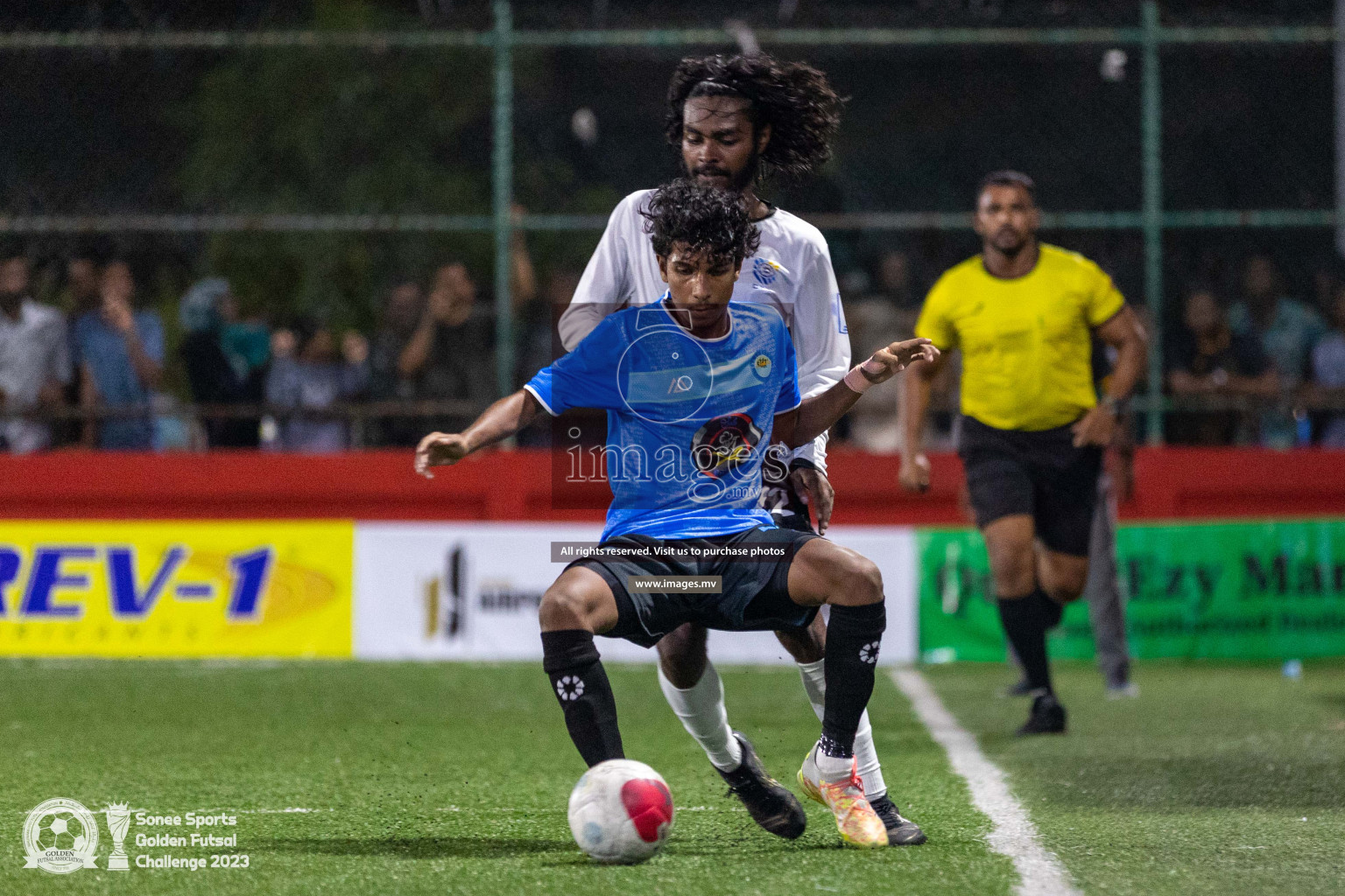 K. Guraidhoo vs TK. Dhiffushi in Day 4 of Golden Futsal Challenge 2023 on 08 February 2023 in Hulhumale, Male, Maldives