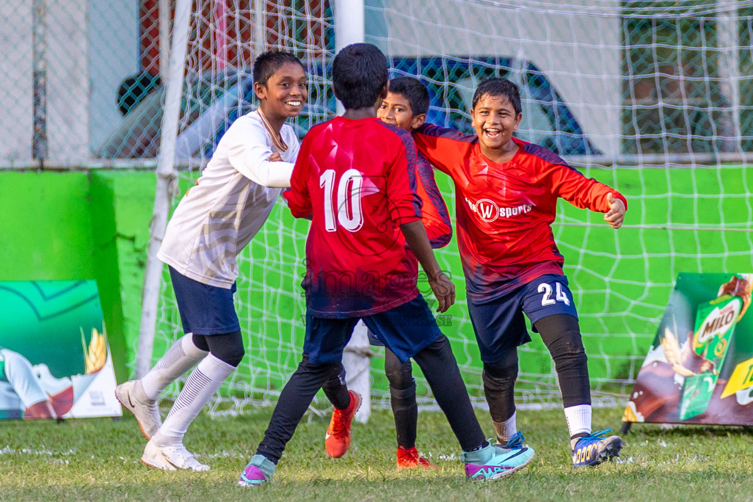 Day 2  of MILO Academy Championship 2024 - U12 was held at Henveiru Grounds in Male', Maldives on Thursday, 5th July 2024. Photos: Shuu Abdul Sattar / images.mv