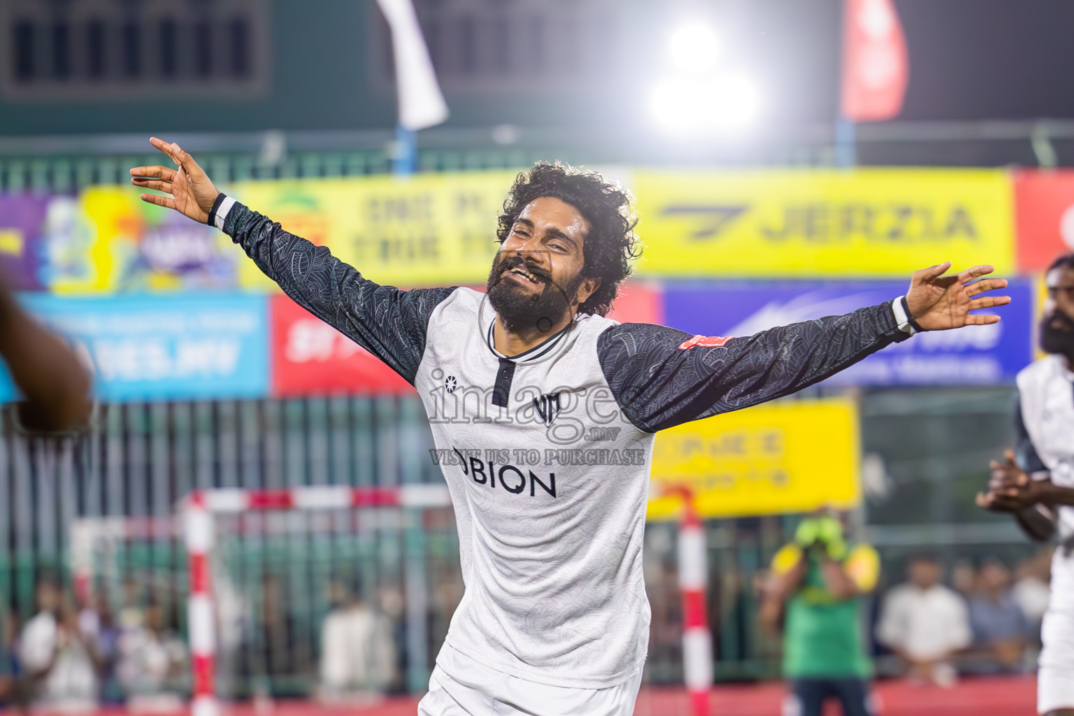 Vilimale vs L Gan in Semi Finals of Golden Futsal Challenge 2024 which was held on Friday, 1st March 2024, in Hulhumale', Maldives.
Photos: Ismail Thoriq / images.mv