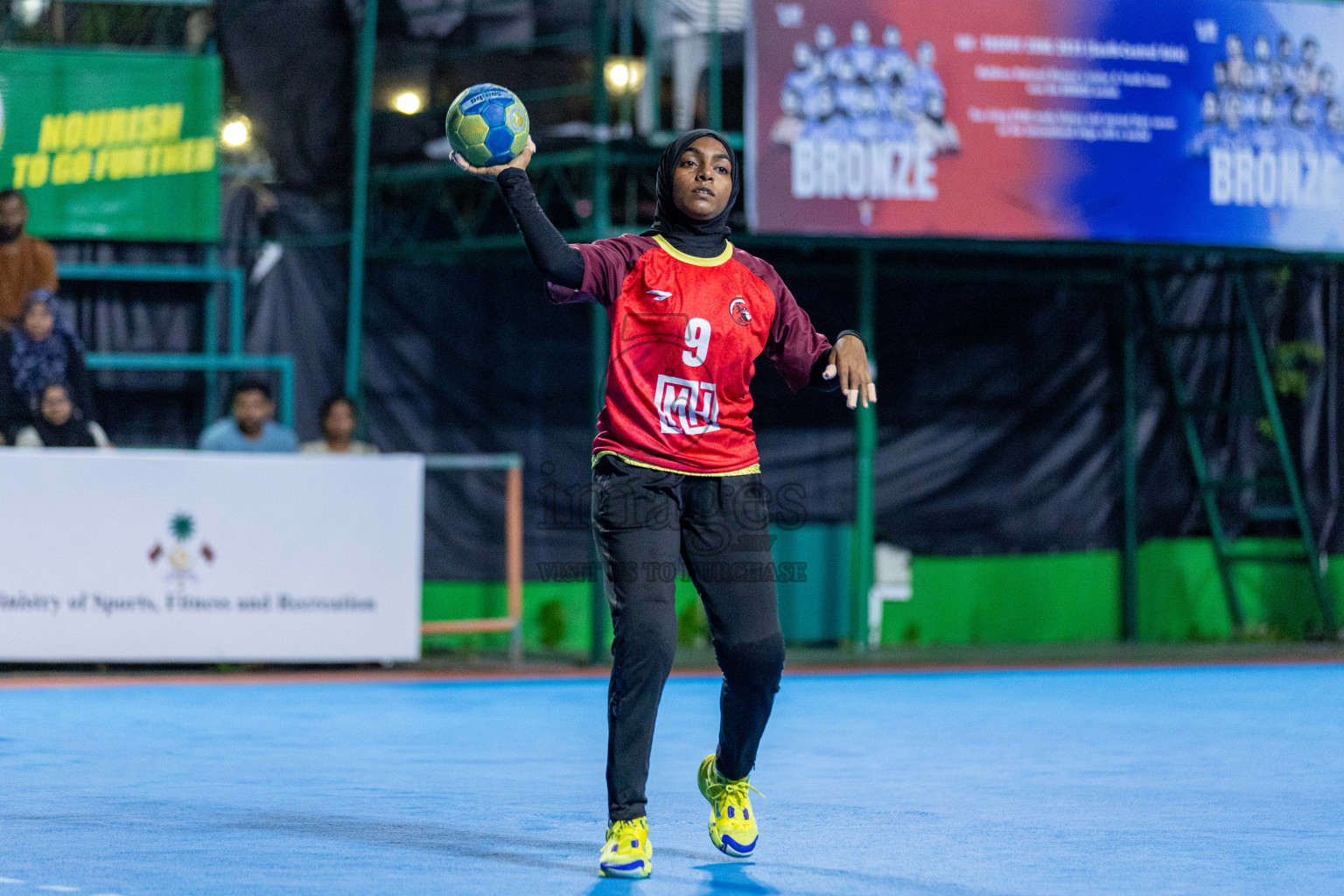 Division one Final 10th National Handball Tournament 2023, held in Handball ground, Male', Maldives on Saturday, 13th January 2023 Photos: Nausham Waheed/ Images.mv