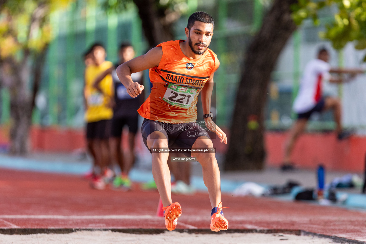 Day 2 of National Athletics Championship 2023 was held in Ekuveni Track at Male', Maldives on Saturday, 25th November 2023. Photos: Nausham Waheed / images.mv