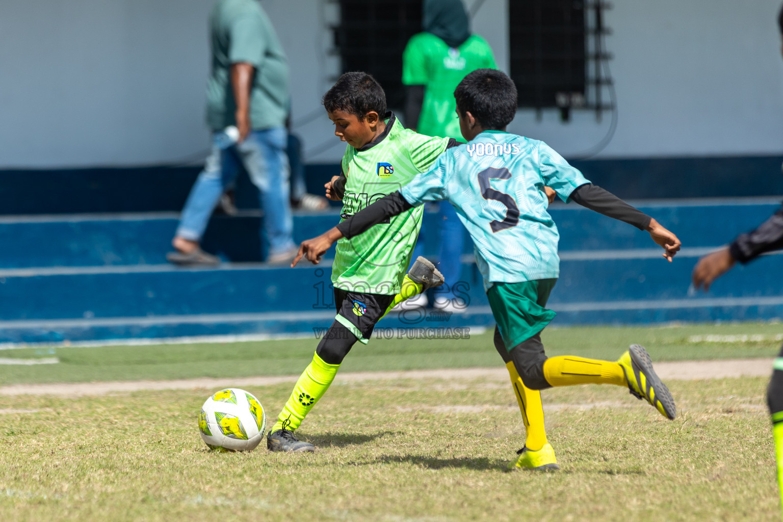 Day 2 of MILO Academy Championship 2025 was held on Friday, 14th February 2025 in Henveiru Stadium.
Photos: Mohamed Mahfooz Moosa / Images.mv