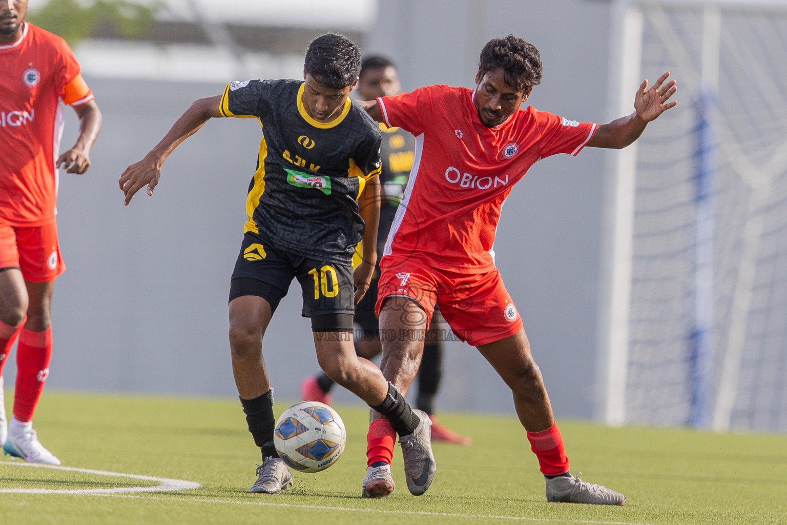 CC Sports Club VS Aajeelakah Eydhafushi FA in Day 6 of Eydhafushi Cup 2025 held in Eydhafushi Football Stadium at B. Eydhafushi, Maldives on Wednesday, 10th September 2025. Photos: Arif Rasheed / images.mv