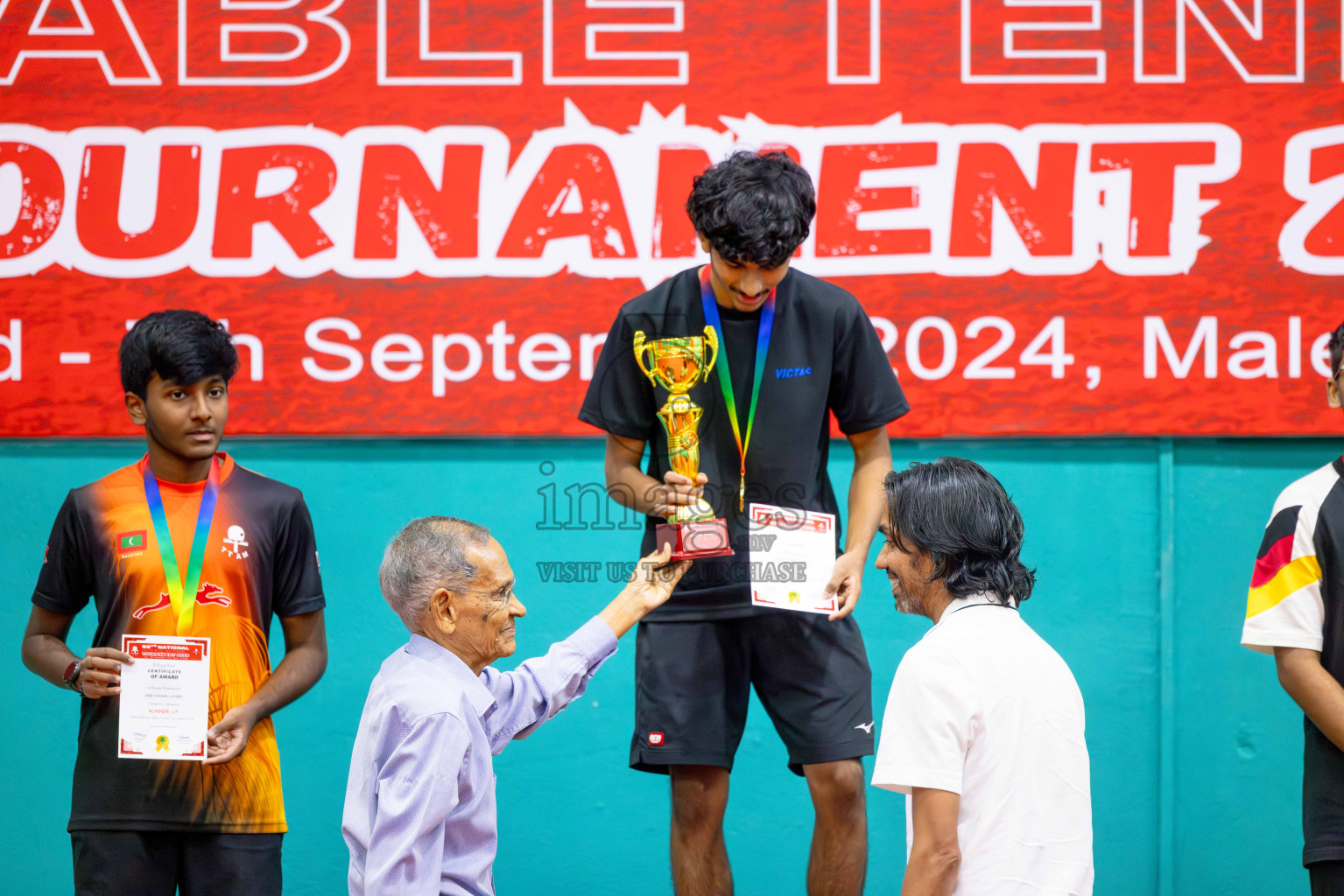 Finals of National Table Tennis Tournament 2024 was held at Male' TT Hall on Friday, 6th September 2024. 
Photos: Abdulla Abeed / images.mv