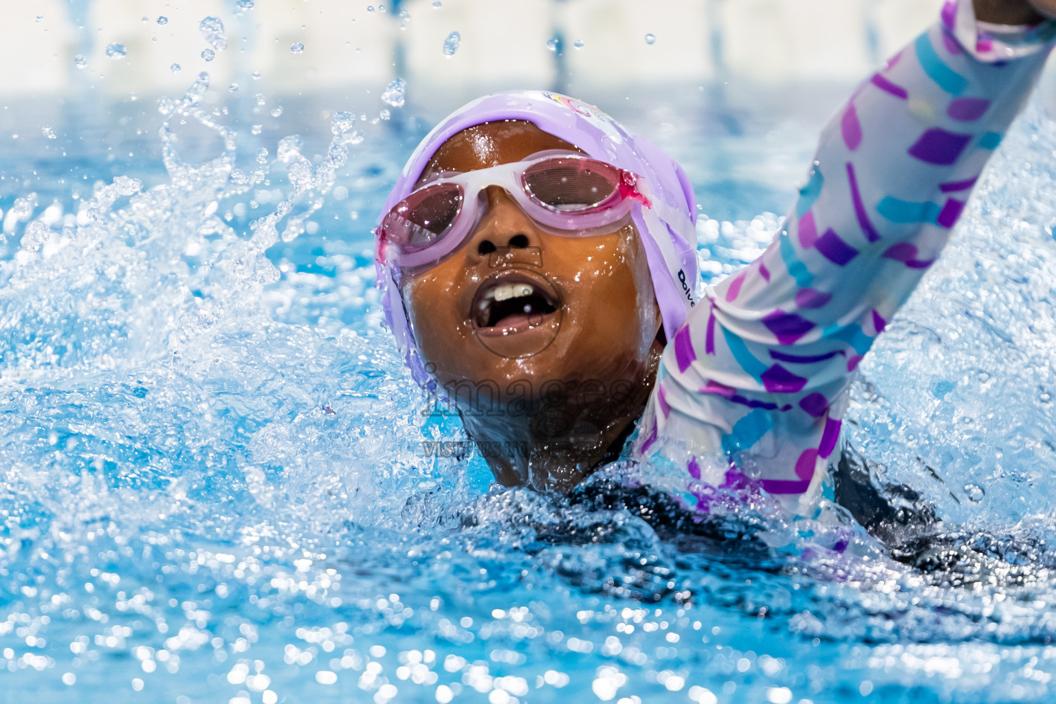 Day 1 of BML 6th National Kids Swimming Kids Festival 2025 held in Hulhumale', Maldives on Monday, 3rd November 2025. Photos: Nausham Waheed / images.mv