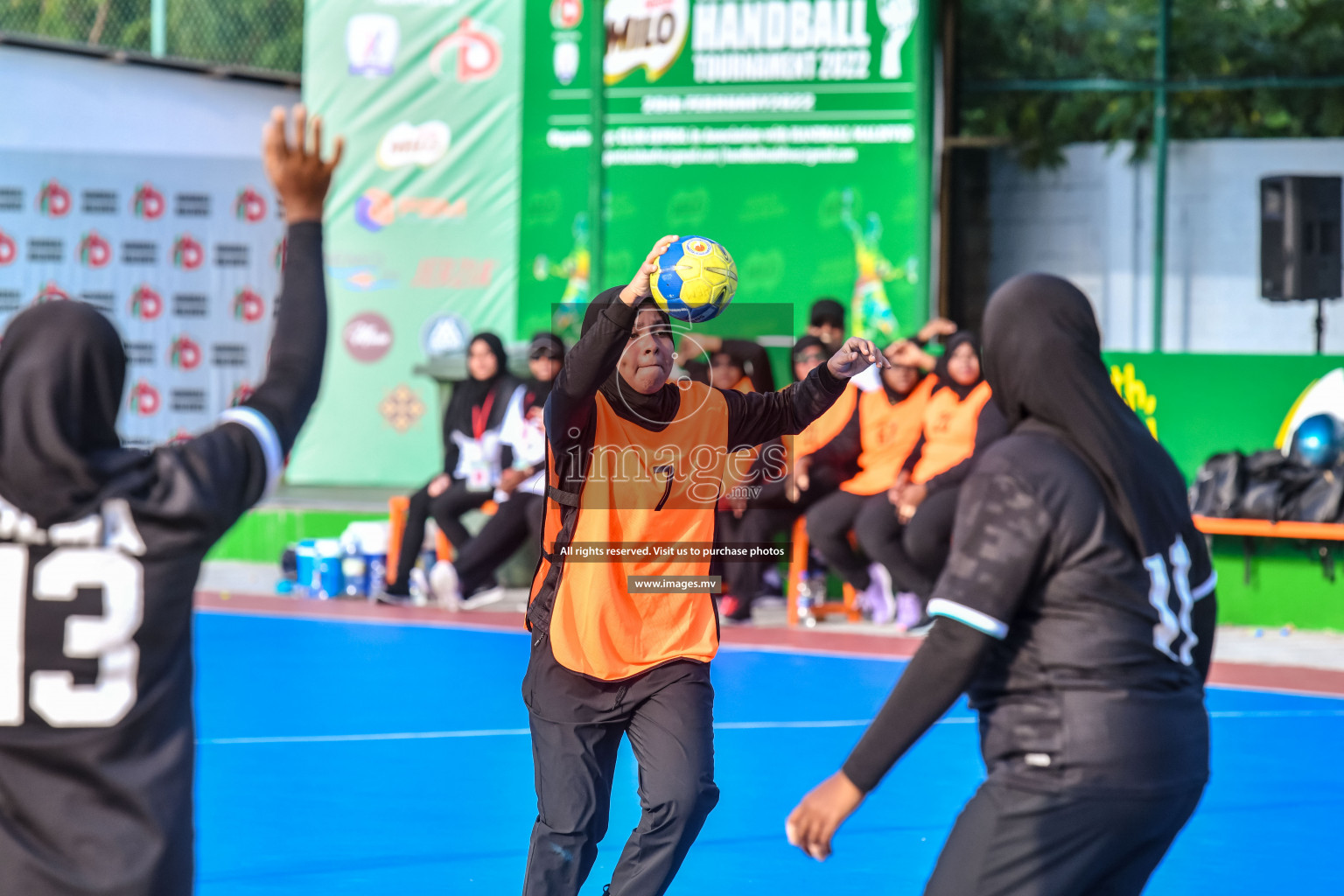 Day 8 of Milo 6th Inter Office Handball Tournament 2022 - Photos by Nausham Waheed