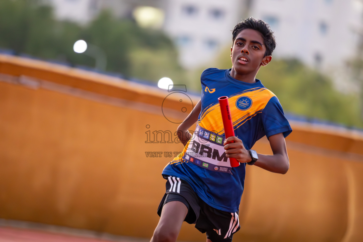 Day 4 of MWSC Interschool Athletics Championships 2024 held in Hulhumale Running Track, Hulhumale, Maldives on Tuesday, 12th November 2024. Photos by: Ismail Thoriq / Images.mv