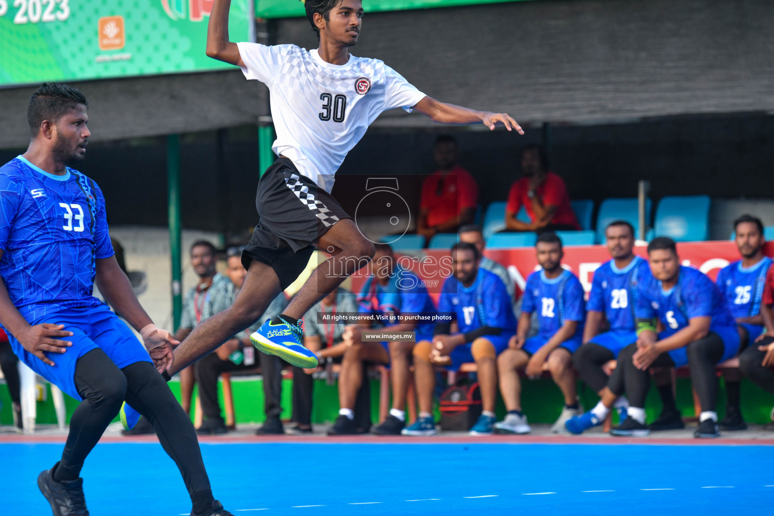 Day 2 of 6th MILO Handball Maldives Championship 2023, held in Handball ground, Male', Maldives on Friday, 21st May 2023 Photos: Nausham Waheed/ Images.mv