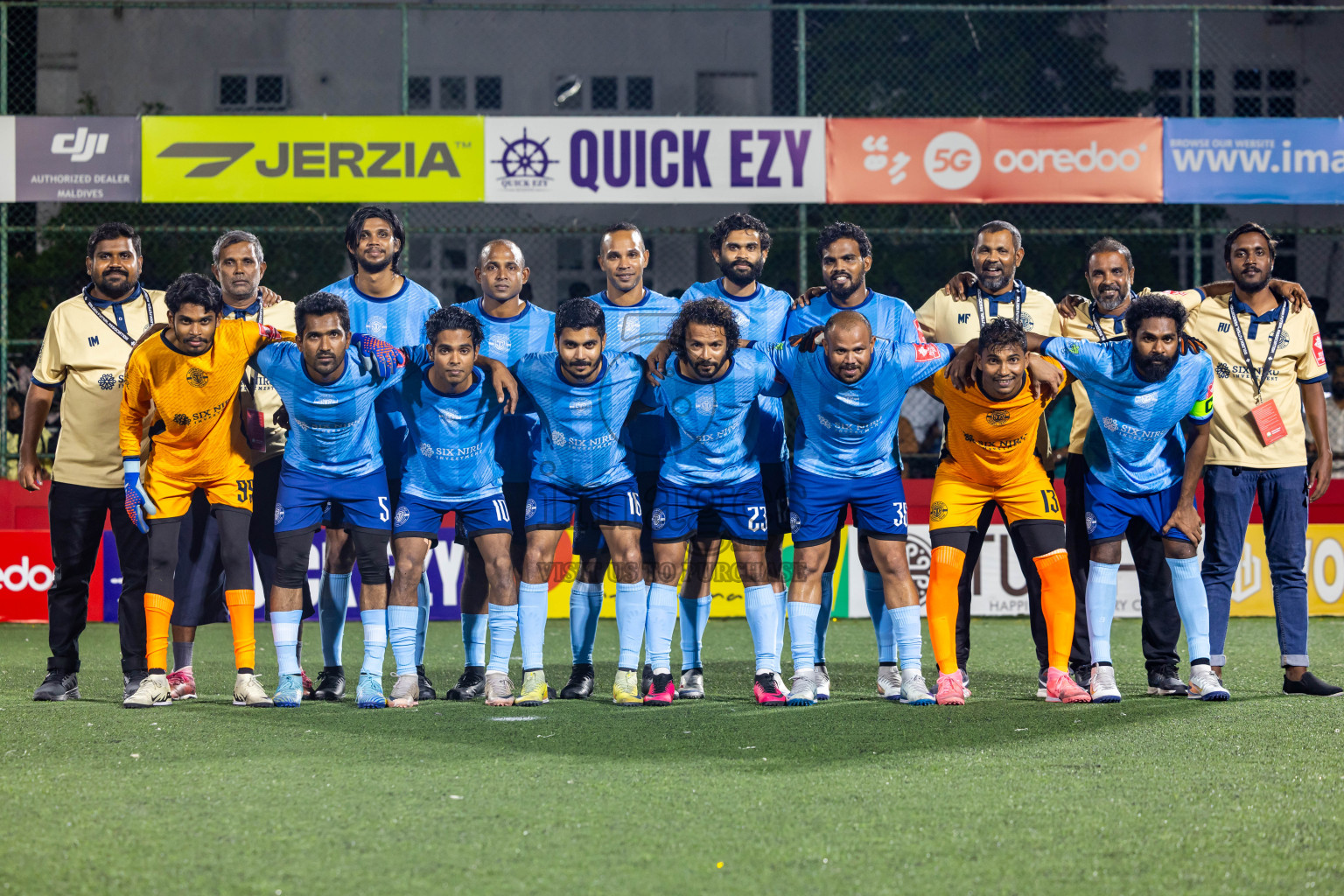 M Dhiggaru vs M Muli in Day 21 of Golden Futsal Challenge 2025 was held on Saturday , 25th January 2025, in Hulhumale', Maldives. Photos: Nausham Waheed / images.mv