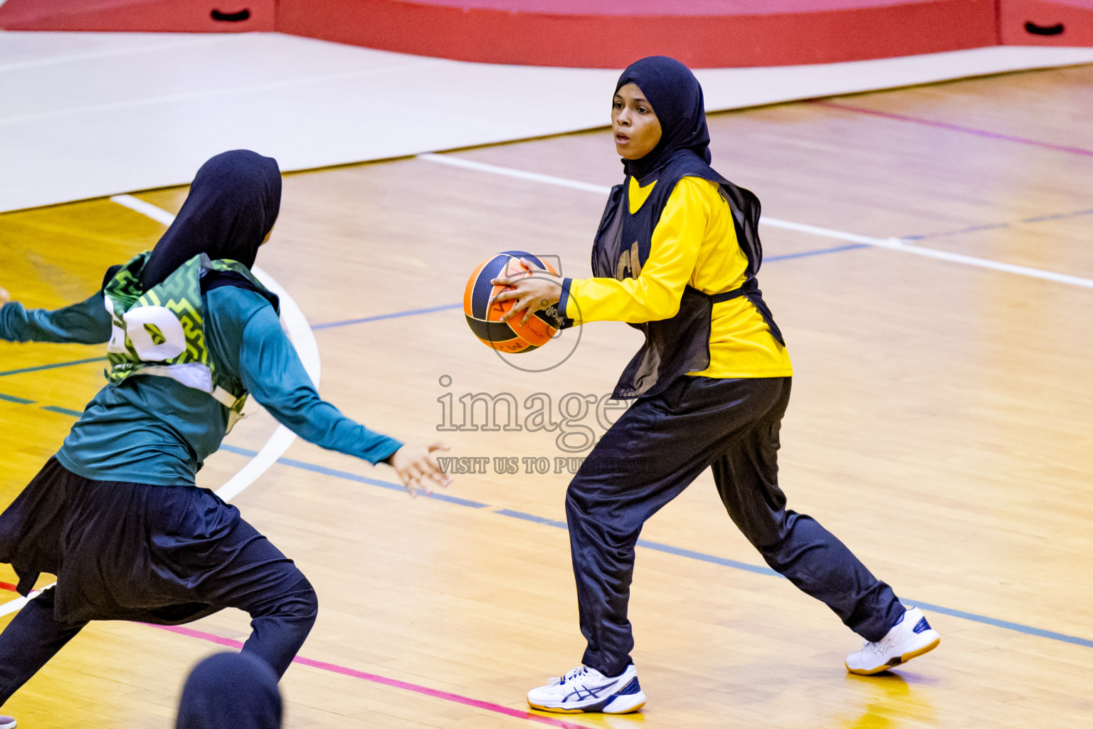 Day 2 of 25th Inter-School Netball Tournament was held in Social Center at Male', Maldives on Saturday, 10th August 2024. Photos: Nausham Waheed / images.mv