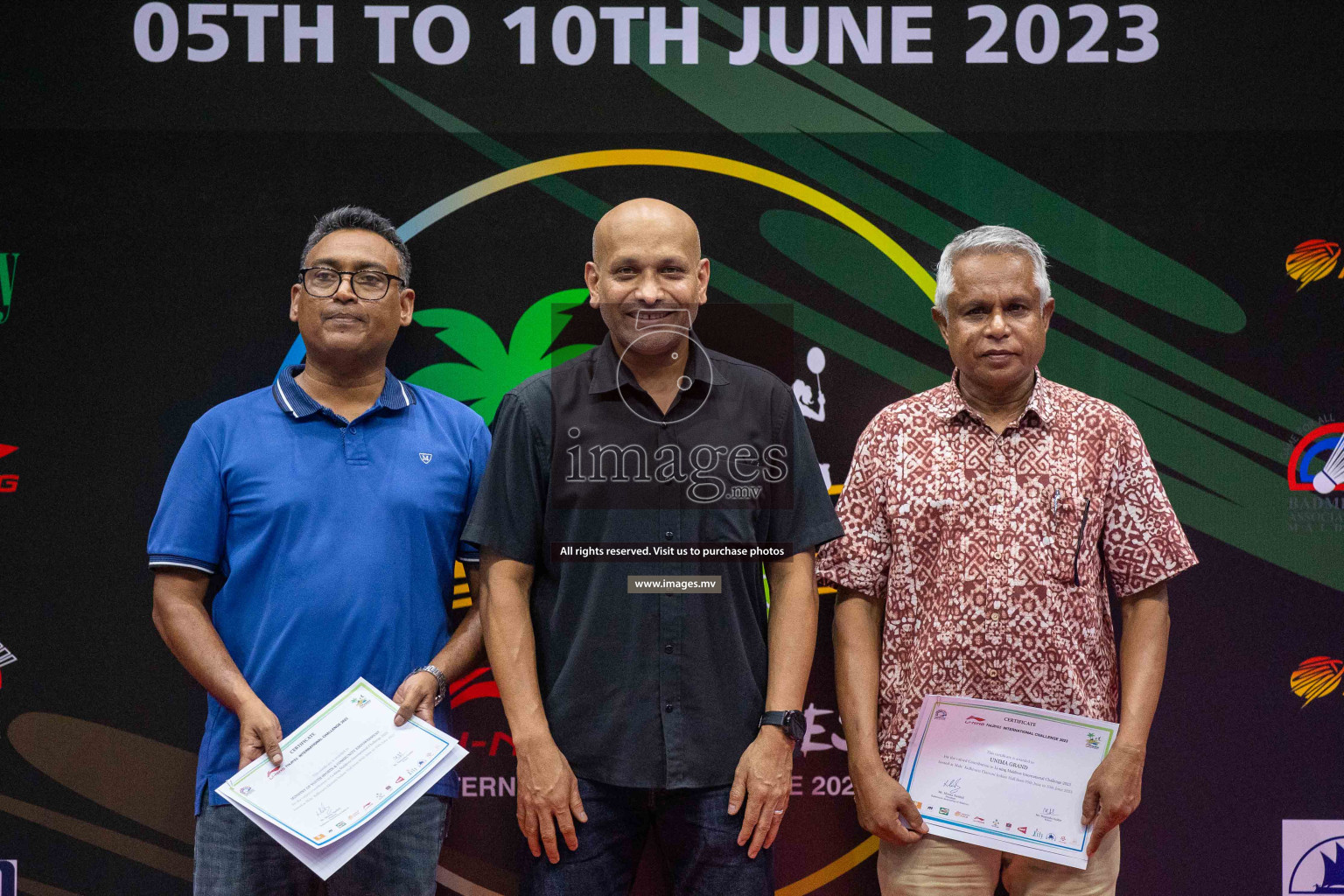 Finals of Li-Ning Maldives International Challenge 2023, was is held in Ekuveni Indoor Court, Male', Maldives on Saturday, 10th June 2023. Photos: Ismail Thoriq / images.mv