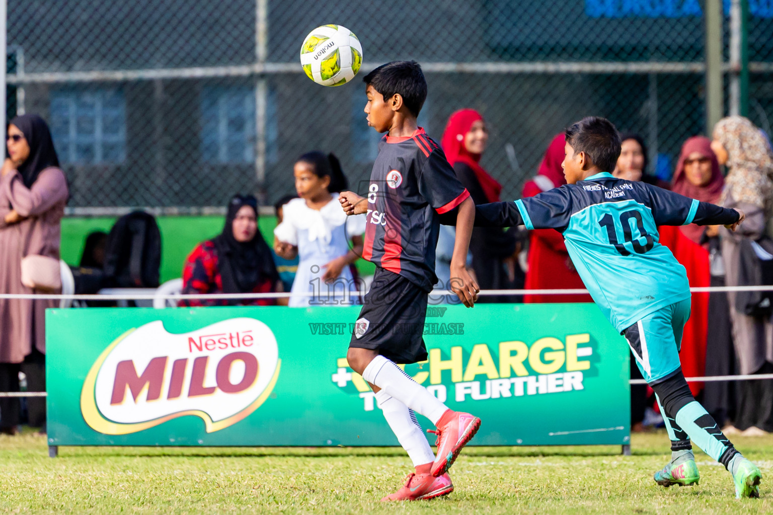 Day 2 of MILO Academy Championship 2025 (U-12) was held at Henveiru Stadium in Male', Maldives on Friday, 2nd May 2025. Photos: Nausham Waheed  / images.mv