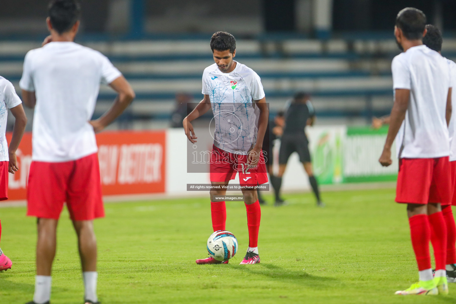 Maldives vs Bhutan in SAFF Championship 2023 held in Sree Kanteerava Stadium, Bengaluru, India, on Wednesday, 22nd June 2023. Photos: Nausham Waheed / images.mv