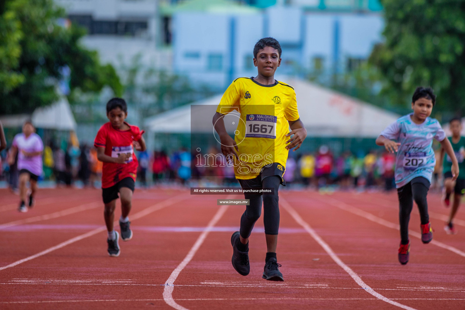 Day 1 of Inter-School Athletics Championship held in Male', Maldives on 22nd May 2022. Photos by: Maanish / images.mv